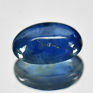 1.08 Ct. Oval Cabochon Natural Blue Sapphire Gemstone
