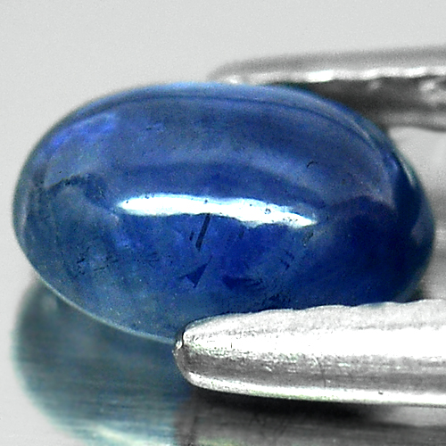 1.10 Ct. Alluring Blue Sapphire Gemstone Oval Cabochon From Madagascar