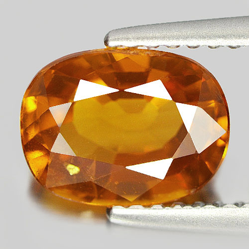 Yellow Sapphire 2.19 Ct. Oval Shape 8.7 x 6.6 Mm. Natural Gem Thailand Heated