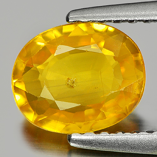 Natural 1.32 Ct. Oval Shape Yellow Sapphire Gemstone