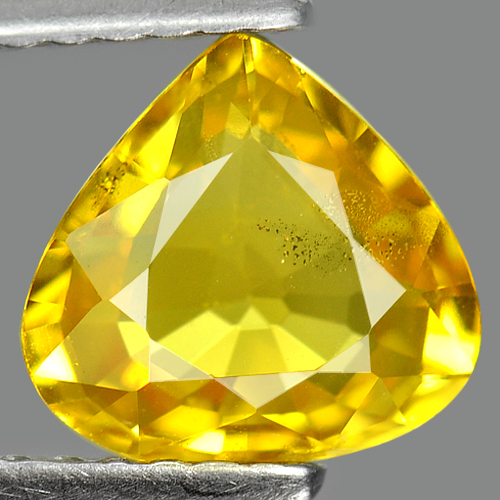 Good Color 1.42 Ct. Natural Gem Yellow Sapphire Pear Shape From Thailand
