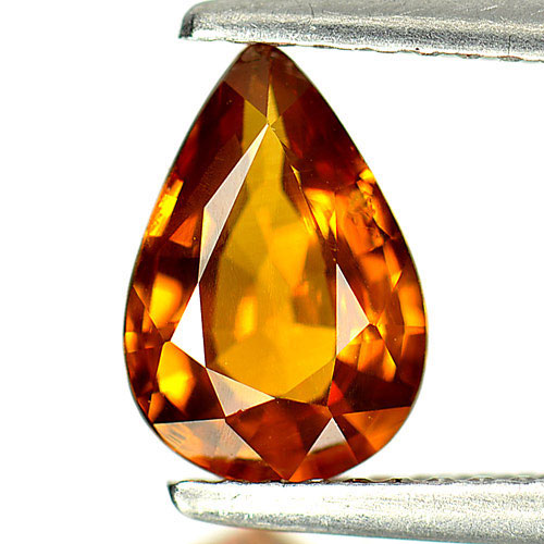 Yellow Sapphire 1.49 Ct. Pear Shape 9.2 x 6.4 Mm. Natural Gemstone Thailand
