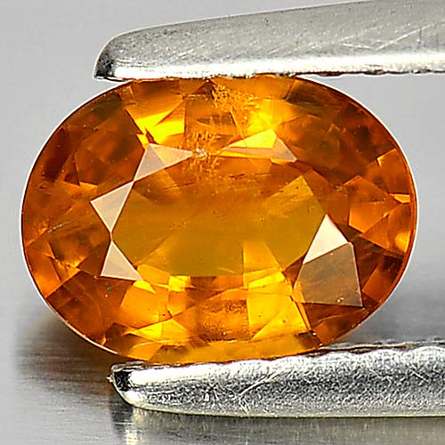 Yellow Sapphire 1.17 Ct. Oval Shape 7.5 x 5.6 x 3.3 Mm Natural Gemstone Thailand