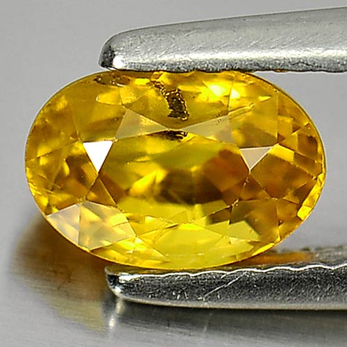 1.70 Ct. Oval Shape Natural Yellow Sapphire Gemstone Thailand