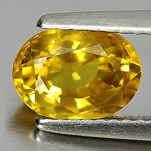Yellow Sapphire 2.05 Ct. Oval Shape 8.4 x 6.1 x 4.6 Mm Natural Gemstone Thailand