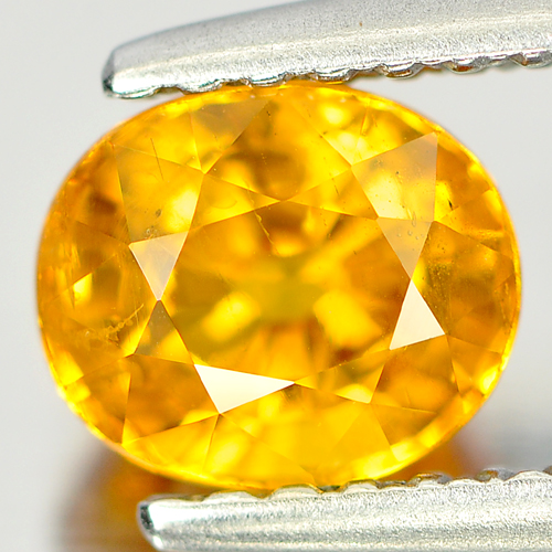 Yellow Sapphire 1.17 Ct. Oval Shape 6.2 x 5.2 x 4.1 Mm Natural Gemstone Thailand