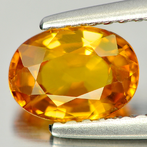 Yellow Sapphire 1.25 Ct. VS Oval Shape 7.2 x 5.2 Mm. Natural Gemstone Thailand