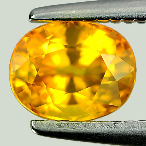 Yellow Sapphire 1.05 Ct. VVS Oval Shape 6 x 4.8 Mm. Natural Gemstone Thailand