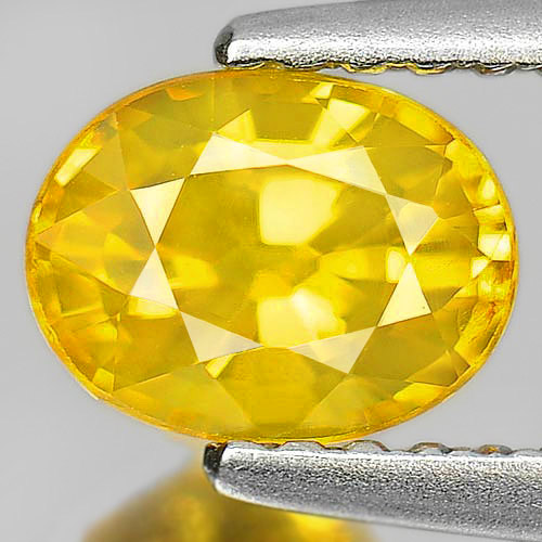 1.11 Ct. Beautiful Natural Gem Yellow Color Sapphire Oval Shape