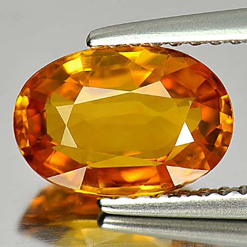 Yellow Sapphire 2.21 Ct. VVS Oval Shape 9.4 x 6.5 Mm. Natural Gemstone Ceylon