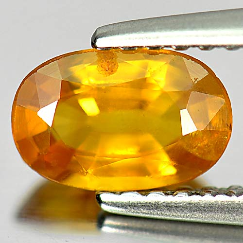 0.91 Ct. Attractive Oval Natural Gem Yellow Sapphire Thailand