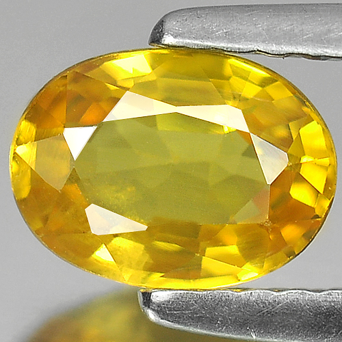 1.07 Ct. Attractive Oval Shape Natural Gemstone Yellow Sapphire From Madagascar