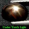 1.20 Ct. Oval Cab Natural Black Star Sapphire 6 Rays