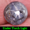 3.23 Ct. Natural Oval Cab Blue Star Sapphire ( 6 Rays )