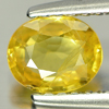 0.76 Ct. Oval Shape Natural Yellow Sapphire Bangkaja