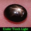1.60 Ct. Oval Cab Natural Black Star Sapphire 6 Rays