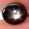 1.14 Ct. Striking Natural Black Star Sapphire 6 Rays