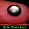 2.40 Ct. Oval Cab Natural Black Star Sapphire 6 Rays