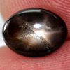 1.80 Ct. Oval Cab Natural Black Star Sapphire 6 Rays