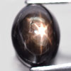 4.56 Ct. Oval Cab Natural Black Star Sapphire 6 Rays