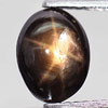 1.95 Ct. Oval Cab Natural Black Star Sapphire 6 Rays