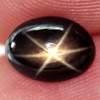 1.92 Ct. Oval Cab Natural Black Star Sapphire 6 Rays
