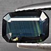 Natural Greenish Blue Sapphire 0.85 Ct. Octagon Shape 7.8 x 5.2 Mm Gemstones From Thailand