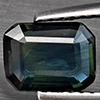 Natural Greenish Blue Sapphire 0.95 Ct. Octagon Shape 7.6 x 5.7 Mm Gemstones From Thailand