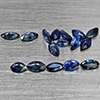 Natural Blue Sapphire 1.02 Ct. 16 Pcs Marquise Shape 3.5 x 1.8 Mm Gemstones from Thailand