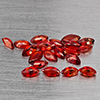 Natural Orangish Red Songea Sapphire 1.40 Ct. 20 Pcs Marquise Shape Gemstones From Tanzania