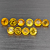 Natural Yellow Sapphire 2.32 Ct. 10 Pcs Round Shape 3.8 Mm Gemstone From Tanzania Natural Yellow Sapphire 2.32 Ct. 10 Pcs Round Shape 3.8 Mm Gemstone From Tanzania