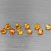 Natural Yellow Songea Sapphire 2.58 Ct. 10 Pcs Round Shape Gemstone from Tanzania