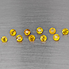 Natural Yellow Songea Sapphire 1.97 Ct. 10 Pcs Round Shape 3.8 Mm Gemstone from Tanzania