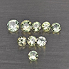 Natural Green Songea Sapphire 1.06 Ct. 9 Pcs Round Diamond Cut 2.6 Mm Gemstone from Tanzania