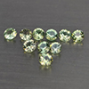 Natural Green Songea Sapphire 0.67 Ct. 10 Pcs Round Diamond Cut 2.5 Mm Gemstone from Tanzania