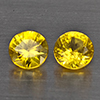 Natural Yellow Songea Sapphire 0.35 Ct. 2 Pcs Round Diamond Cut 3.5 Mm Gemstone from Tanzania Natural Yellow Songea Sapphire 0.35 Ct. 2 Pcs Round Diamond Cut 3.5 Mm Gemstone from Tanzania