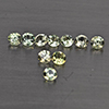 Natural Green Songea Sapphire Gemstones 0.68 Ct. 10 Pcs. Round Diamond Cut 2.6 Mm. Natural Green Songea Sapphire Gemstones 0.68 Ct. 10 Pcs. Round Diamond Cut 2.6 Mm.