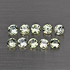 Natural Green Songea Sapphire 1.11 Ct. 10 Pcs Round Diamond Cut 2.9 Mm Gemstone from Tanzania