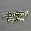 Natural Green Songea Sapphire 0.91 Ct. 10 Pcs Round Diamond Cut 3 Mm Gemstone from Tanzania