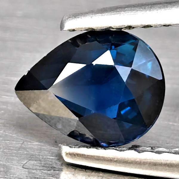 Natural Blue Sapphire Gemstones 0.94 Ct. Pear Shape 6.8 x 5.3 Mm. Natural Blue Sapphire Gemstones 0.94 Ct. Pear Shape 6.8 x 5.3 Mm.