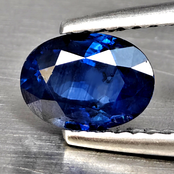 Natural Blue Sapphire Gemstones 0.95 Ct. Oval Shape 6.8 x 5 Mm.