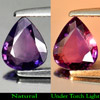Certified Unheated Color Change Sapphire 1.02 Ct VVS Pear 7.74 x 6.41 Mm Natural
