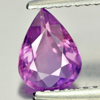 Certified Unheated Violetish Pink Sapphire 0.99 Ct. VS Pear Natural Gemstone