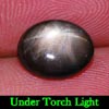 2.86 Ct. Oval Cab Natural Black Star Sapphire 6 Rays