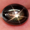 5.24 Ct. Delightful Oval Cabochon Natural Gem Black Star Sapphire 6 Rays