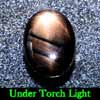 1.86 Ct. Oval Cab Natural Black Star Sapphire 6 Rays