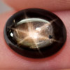 Alluring Gem 5.32 Ct. Oval Cabochon Natural Black Star Sapphire 6 Rays