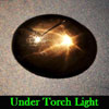 2.40 Ct. Oval Cab Natural Black Star Sapphire 6 Rays
