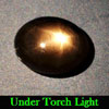 1.87 Ct. Petite Oval Cabochon Natural Black Star Sapphire 6 Rays