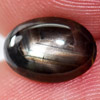 1.79 Ct. Natural Greenish Black Star Sapphire 6 Rays